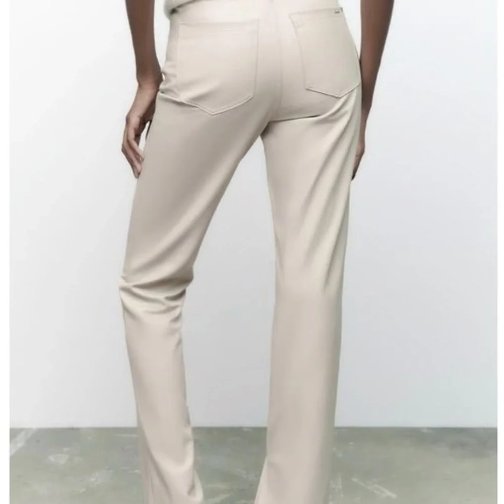 ZARA Faux Leather pants Size 4 - Picture 4 of 12